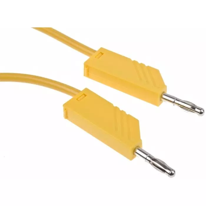 HIRSCHMANN AND MEASUREMENT 16A 60V DC Yellow 1m Length, 934062103 (Pack of 100)