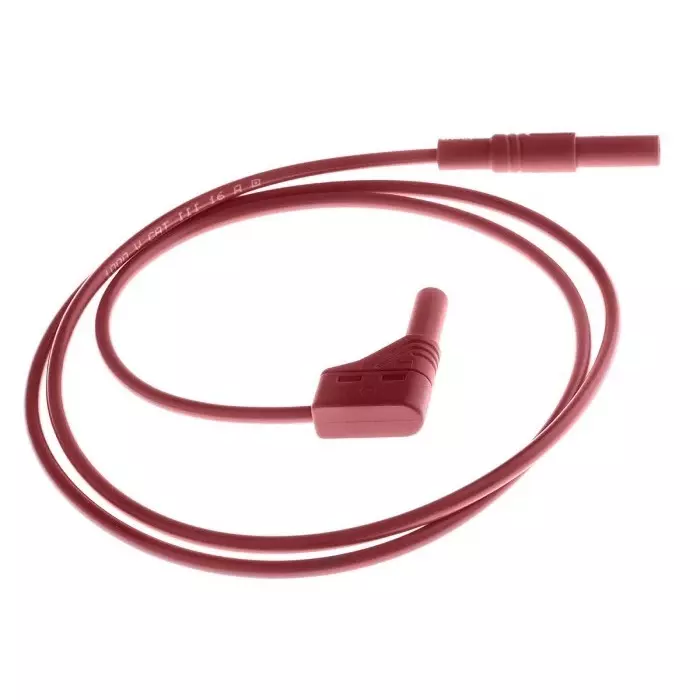 HIRSCHMANN AND MEASUREMENT 16A 1000V AC/DC Red 1m Length, 934082101
