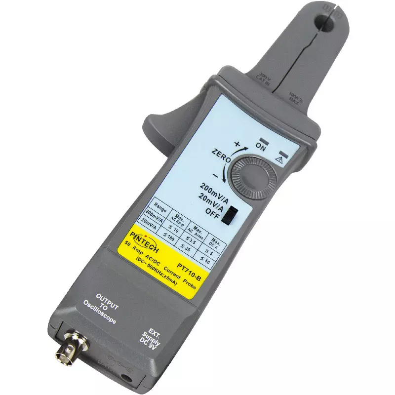 PINTECH Current Probe 0.7 ns Start-up Time DC to 500 kHz Frequency, PT710-B