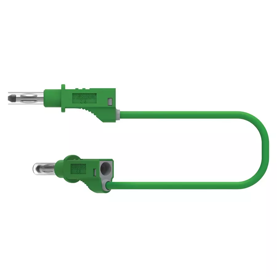 MULTICOMP PRO Banana Test Leads TEST LEAD, GREEN, 1M, 600V, 36A, 76-1322