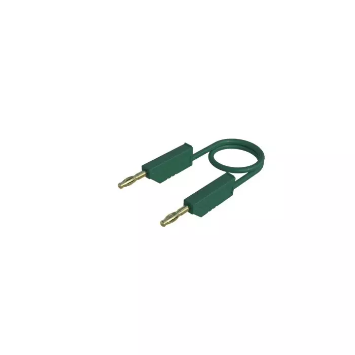 HIRSCHMANN AND MEASUREMENT Probes 32A 60V DC Green 50cm Lead Length, 934061704