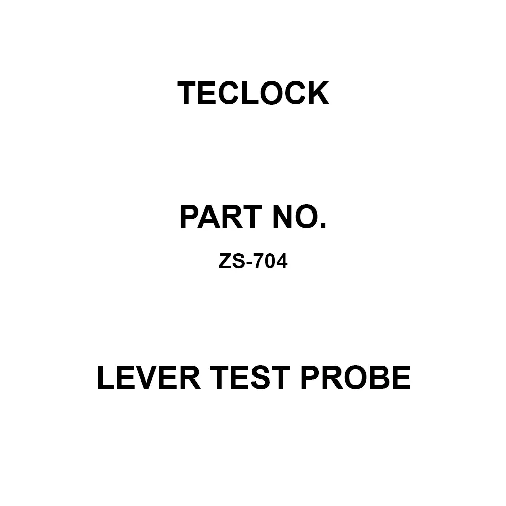 Teclock Lever Test Probe LT-316 Suitable for Φ2 mm Tip, ZS-704