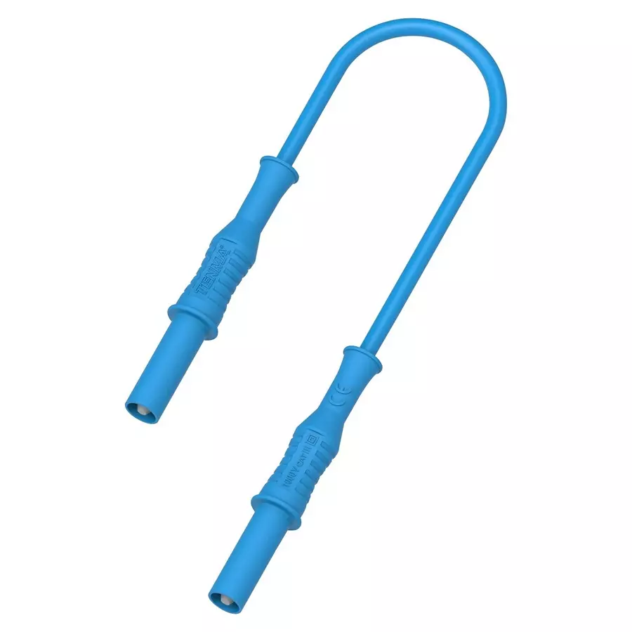 MULTICOMP PRO Banana Test Leads 4MM BANANA PLUG TO PLUG LEAD, BLU, 1.5M, 76-1402