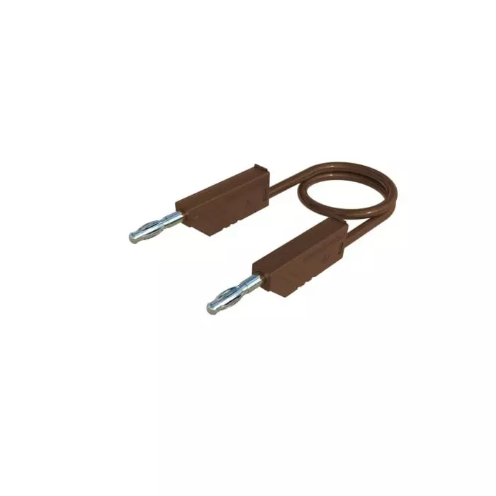 HIRSCHMANN AND MEASUREMENT Probes 32A 60V DC Brown 25cm Lead Length, 934059105 (Pack of 25)