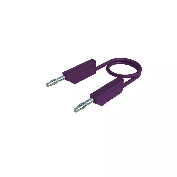 HIRSCHMANN AND MEASUREMENT Probes 32A 60V DC Violet 50cm Lead Length, 934061109