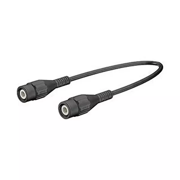 STAUBLI TEST LEAD, BNC PLUG-BNC PLUG, 1M, BLK, 67.9770-100-21