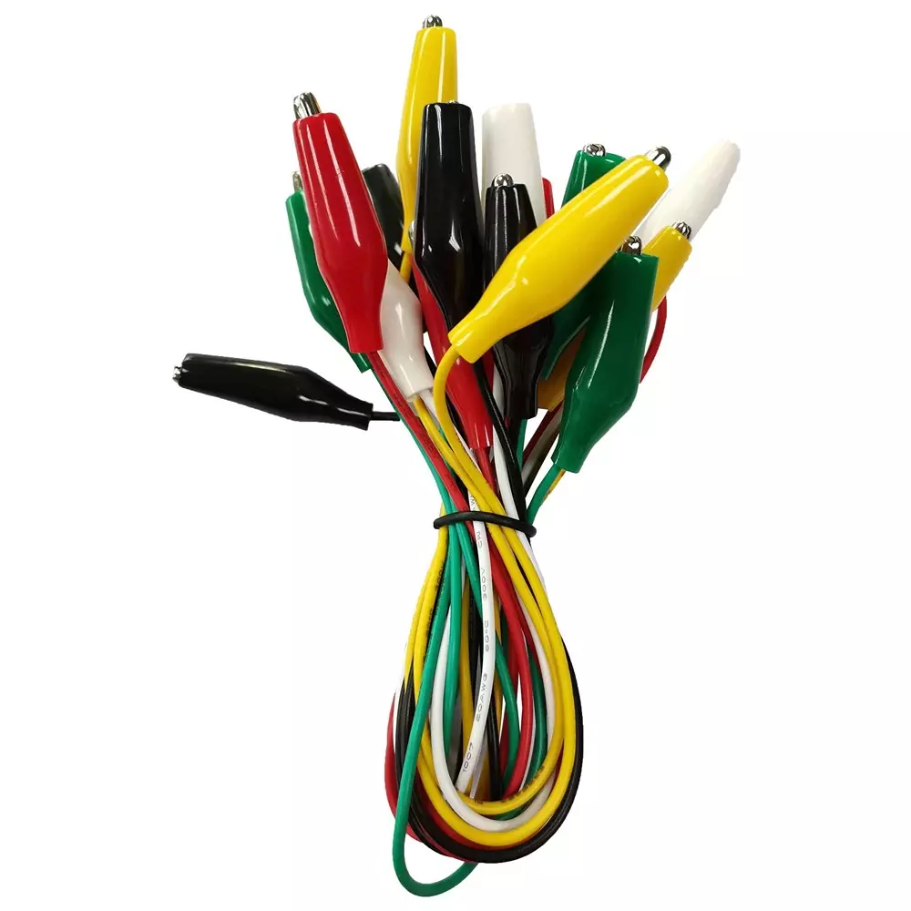 MULTICOMP PRO Test Lead Set 5 Amp Current Rating 60 V DC Voltage Alligator Clip Type A, MP770284