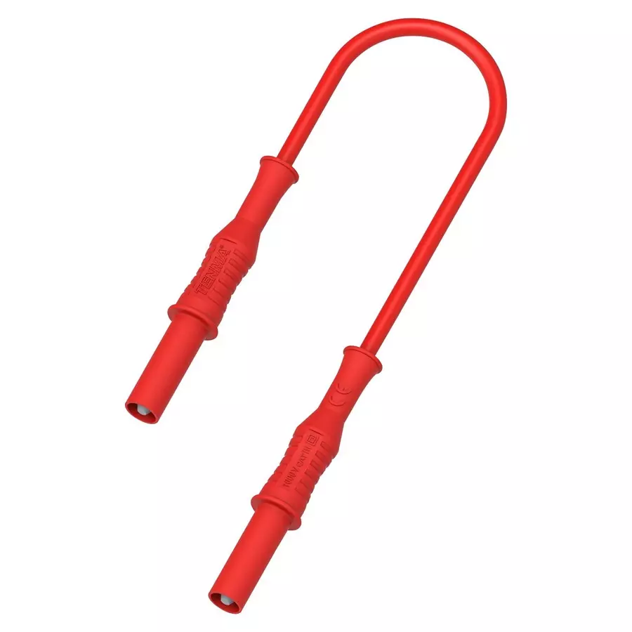 MULTICOMP PRO Banana Test Leads 4MM BANANA PLUG TO PLUG LEAD, RED, 1.5M, 76-016