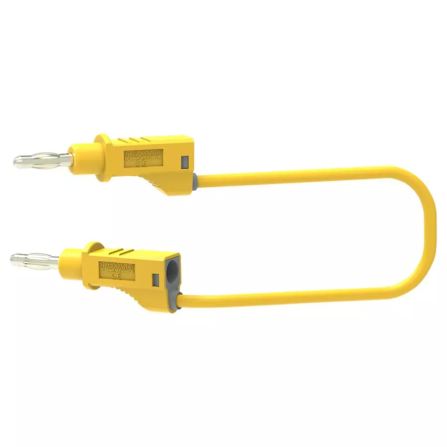 MULTICOMP PRO Banana Test Leads TEST LEAD, 4MM STACK BANANA PLUG, 500MM, 72-13776