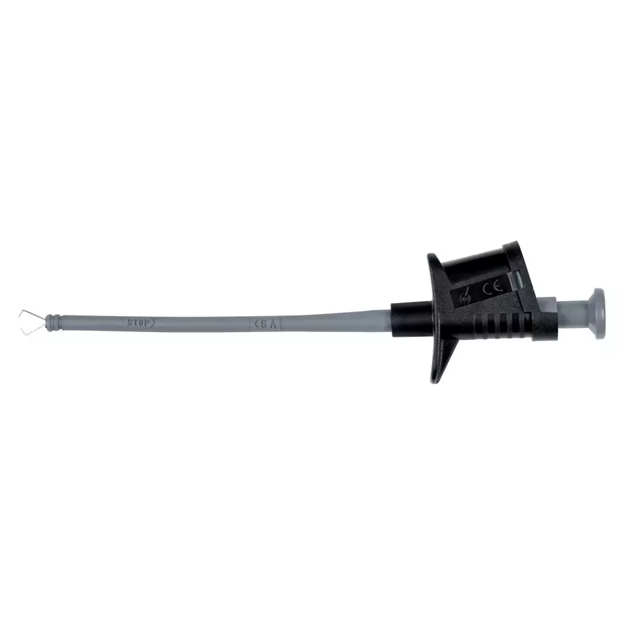 SCHUTZINGER SAFETY PINCER CLIP, 4MM TEST PROBE, BLK, SKPS 6780 NI / SW