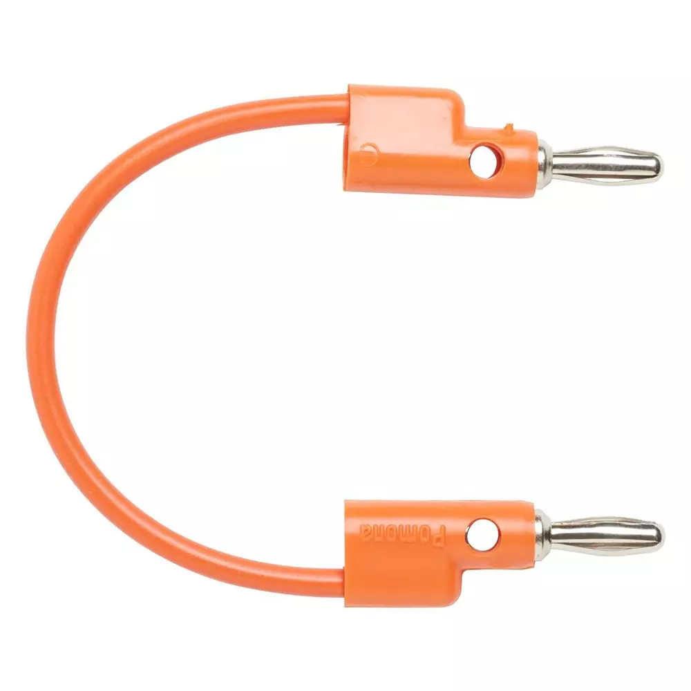 POMONA TEST LEAD, STACKABLE BANANA PLUG, 1.52M, B-60-3