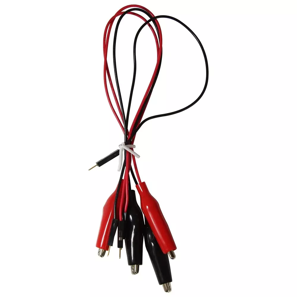 MULTICOMP PRO Test Lead Set 6 Amp Current Rating 30 V Voltage Alligator Clip Type A, MP007466 (Pack of 4)
