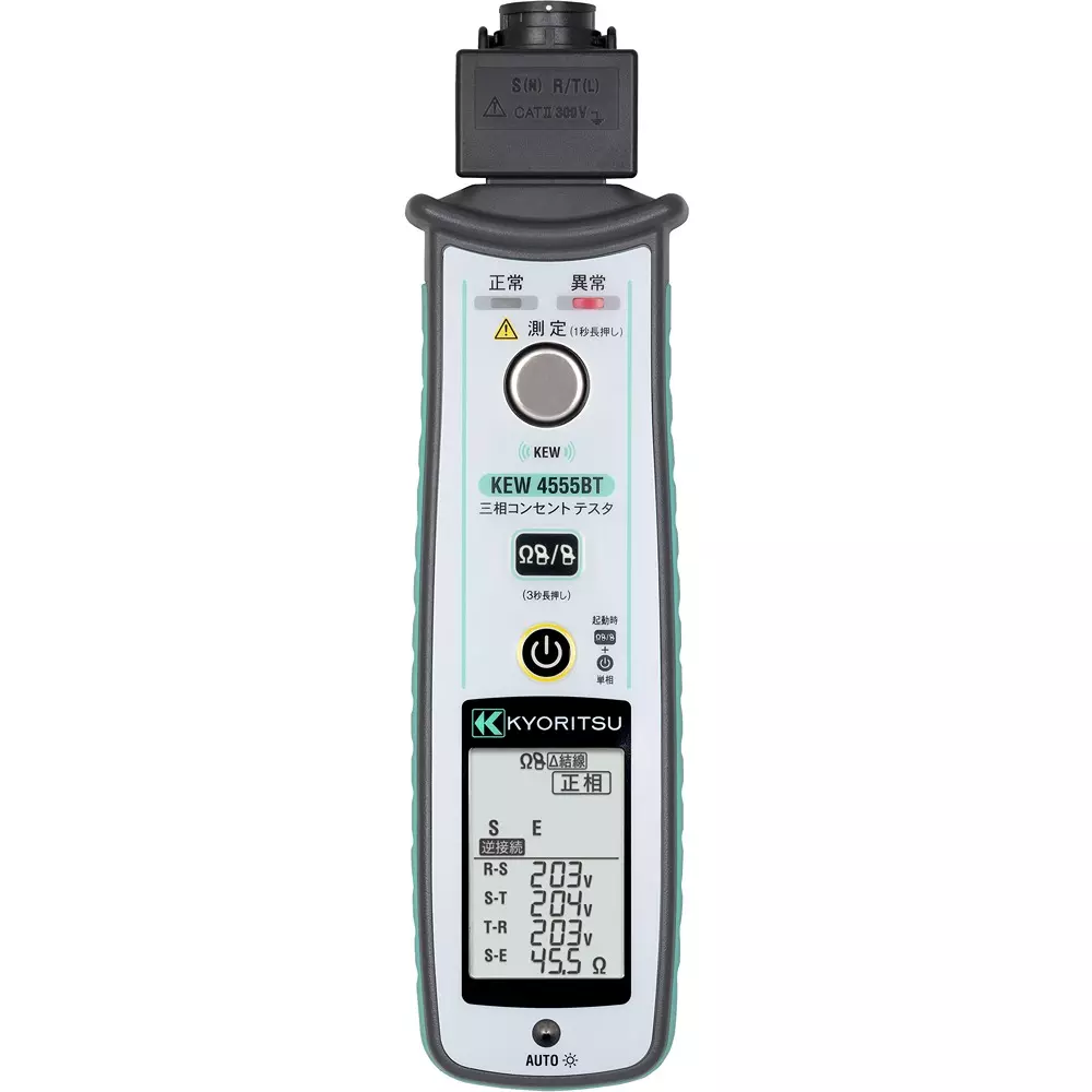 Kyoritsu Outlet Tester -10 to 50°C, relative humidity 85% or less (no condensation) Operating Temperature /, KEW4555BT