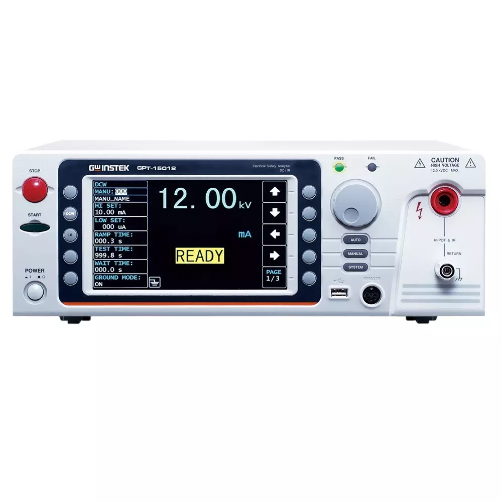 Gw Instek Standard Tester Current measurement: 0.001 mA to 20.00 mA Measurement Range, GPT-15012