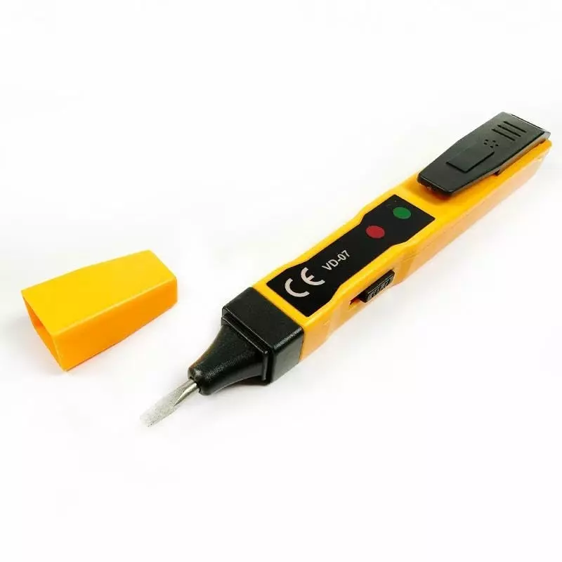 GENERIC AC/DC Voltage Detector Pen VD-07 Non Contact Inductive Tester with Sound Light Alarm