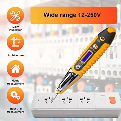 DY TOOLS Non-Contact Pen Type Voltage Detector 12-250 V Range