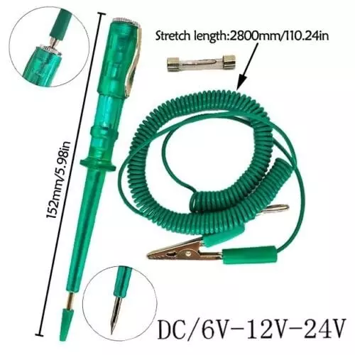 YADAV Car Circuit Tester Test Light Pen Probe Lamp for DC 6 V/12 V/24 V Voltage Detection