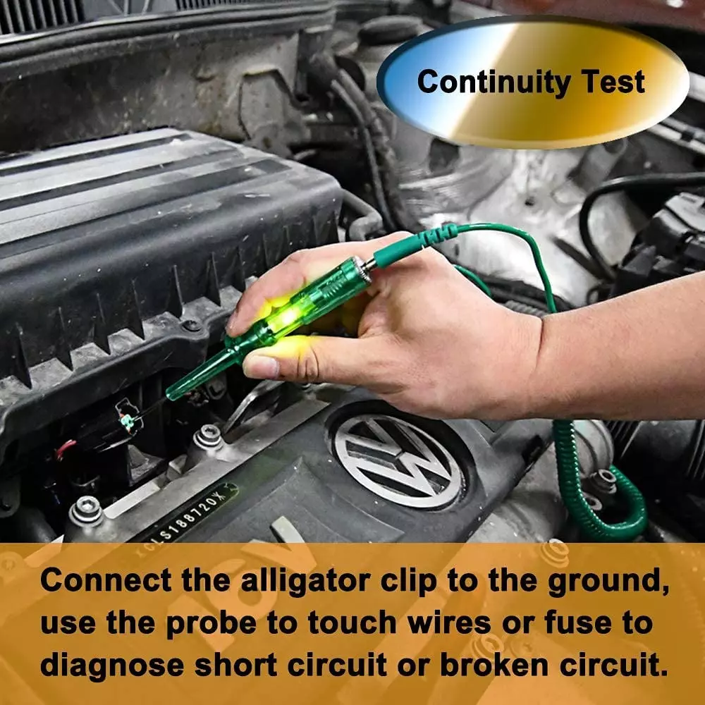 YADAV Circuit Tester Pen Electrical Probe Test Light for Cars Green Pencil ‎15 x 10 x 5 cm