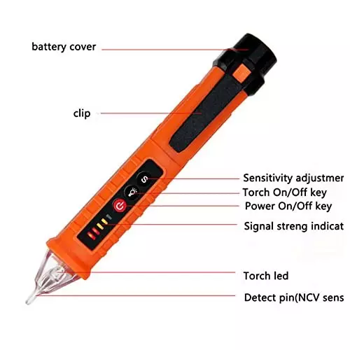 YADAV AC Non Contact Voltage Tester Pen 12 to 1000 V with LCD Display
