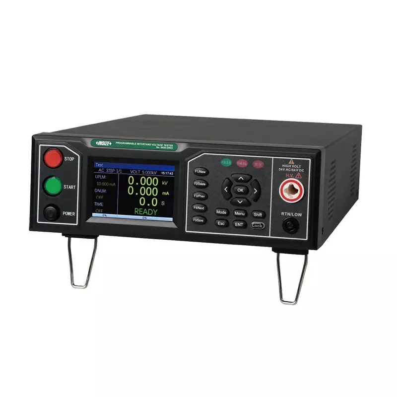 INSIZE Programmable Withstanding Voltage Tester 5 kV AC Withstand Voltage and 20 mA AC Leakage Current, 9458-AW52