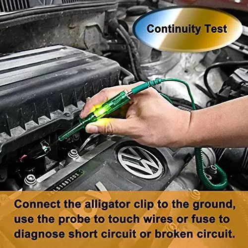 YADAV Car Electrical Circuit Tester Pen 6 V/12 V/24 V with LED Light 153 mm Length