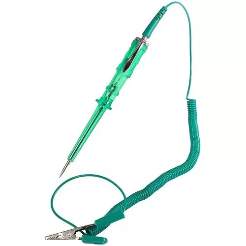 YADAV Low Voltage Test Pen Green 6 V/24 V Long Probe for Fuse, Switch, Wires