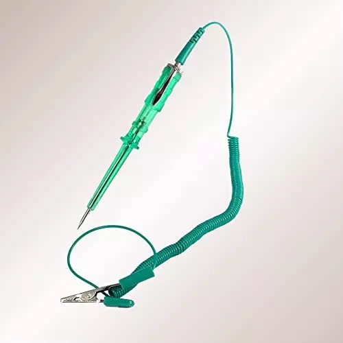 YADAV Low Voltage Test Pen Green 6 V/24 V Long Probe for Fuse, Switch, Wires