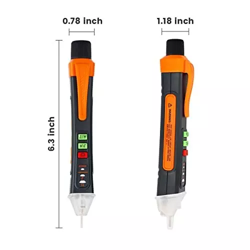YADAV AC Voltage Detector Pens Non-Contact Tester Meter 12 to 1000 V with Infrared Sensor (Pack of 2)