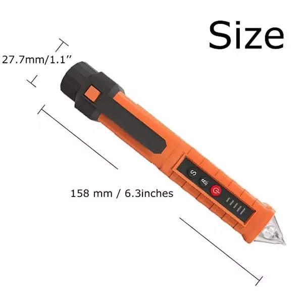 YADAV AC Voltage Detector Pens Non-Contact Tester Meter 12 to 1000 V with Infrared Sensor (Pack of 2)