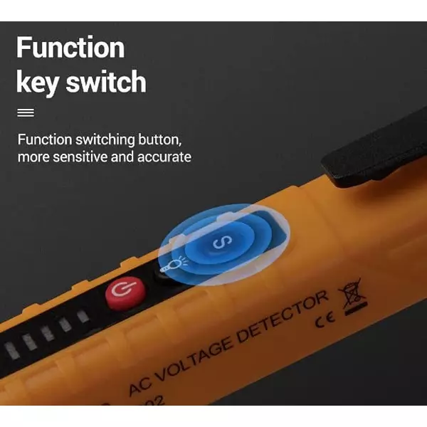 YADAV AC Voltage Detector Pens Non-Contact Tester Meter 12 to 1000 V with Infrared Sensor (Pack of 2)