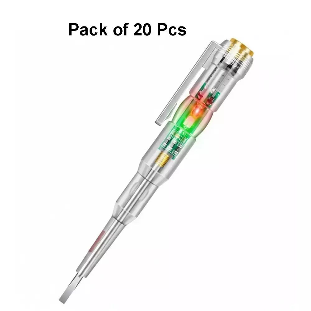 atc-high-brightness-intelligent-voltage-tester-pen-7-70-v-ac-operating-voltage-with-screwdriver-pack-of-20-pcs