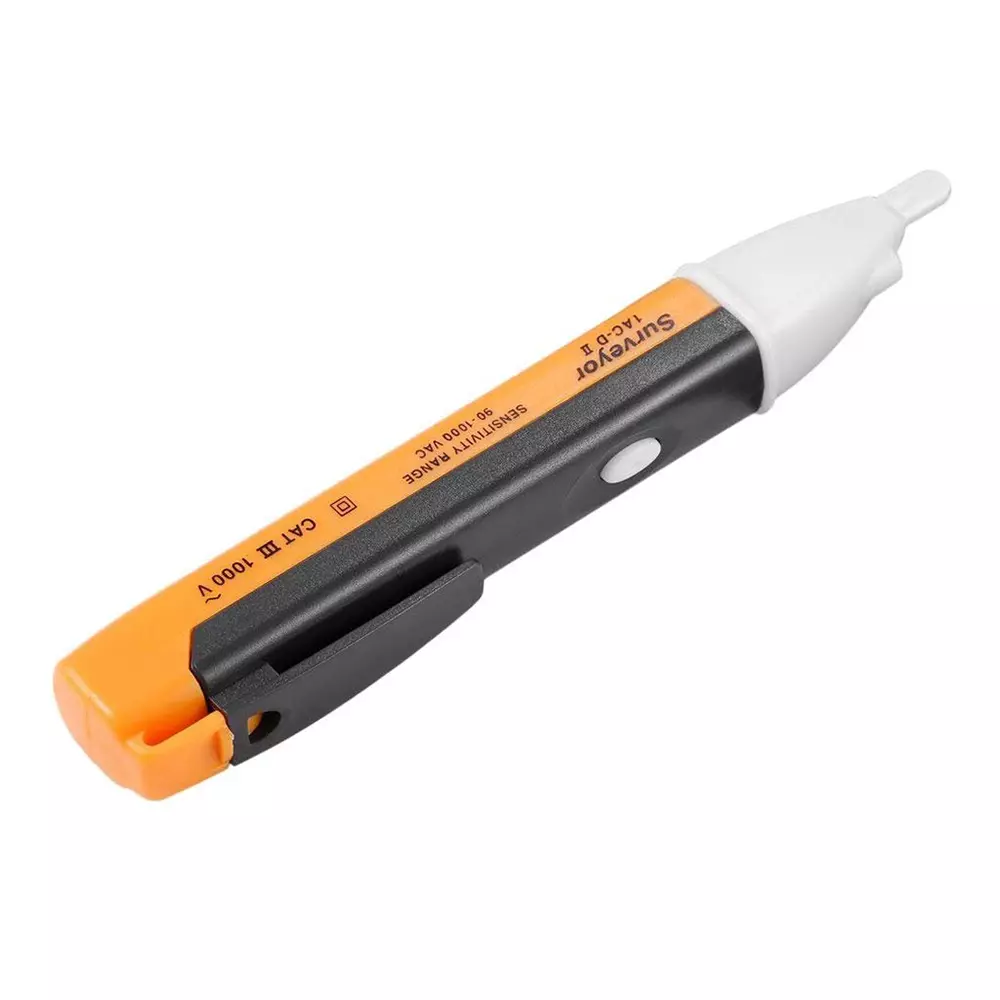 SYNCRA Non Contact Voltage Tester Pen 12 V - 1000 V Voltage Measuring Range Yellow and Black Color, AC-II-TESTER