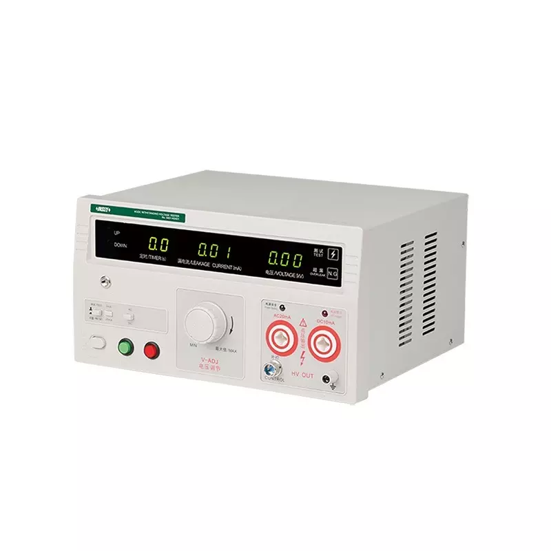 INSIZE Withstanding Voltage Tester 5/10 kV AC Withstand Voltage and 2 mA/20 mA/100 mA AC Leakage Current, 9457-HD1010