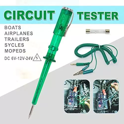 YADAV Car Auto Circuit Tester Pen with LED Indicator Light DC 6 V–24 V