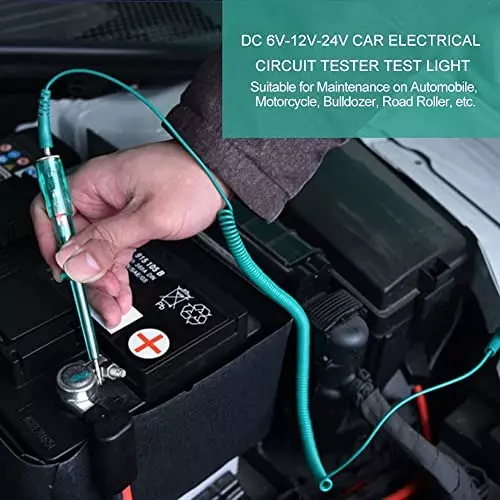 YADAV Car Auto Circuit Tester Pen with LED Indicator Light DC 6 V–24 V