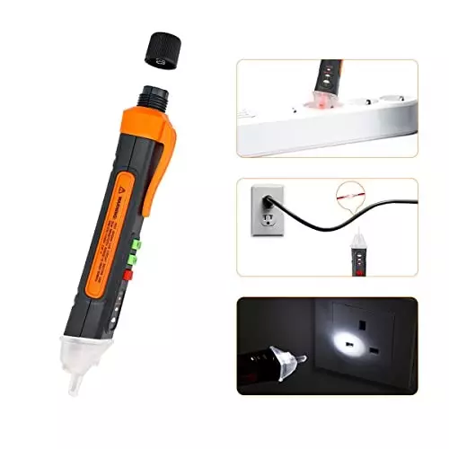 YADAV Non-Contact Voltage Tester Pen 12 to 1000 V with LED Indicator Flash