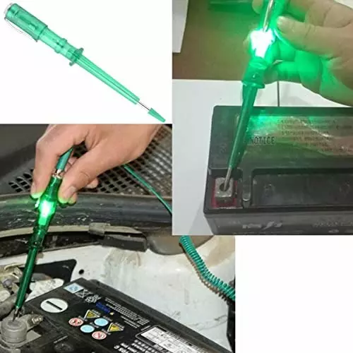 YADAV Car Voltage Circuit Tester Pen with Probe Light for 6 V/12 V/24 V DC