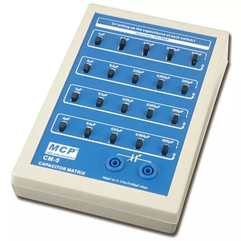 MCP Variable Capacitor 5 % Accuracy Internal residual capacitor: 50 pF, CM-5
