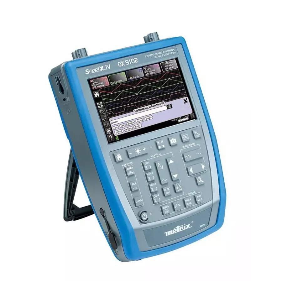 Metrix SCOPIX IV Series, 100MHz Handheld Oscilloscope, 2 Analogue Channels - RS Calibrated, OX9102