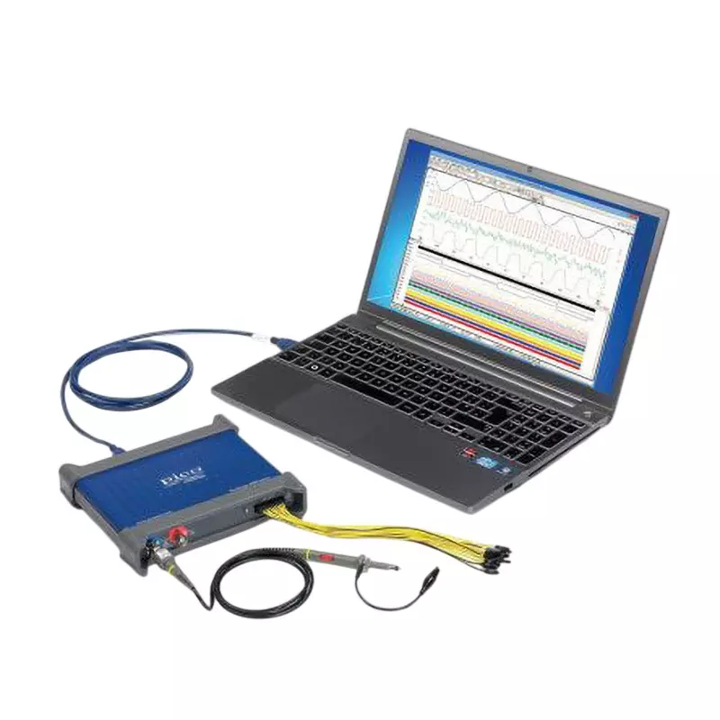 PICO TECHNOLOGY Oscilloscope Number of Channels = 2 Bandwidth = 50 MHz Oscilloscope Type = PC-based Series = PicoScope, PicoScope 3203D