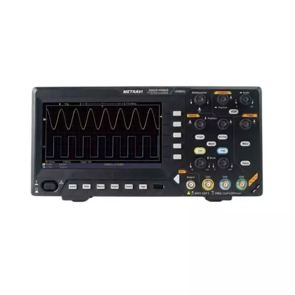 Metravi Digital Oscilloscope With Arbitrary Function Generator and 100 MHz Bandwidth, DSO-9100AWG