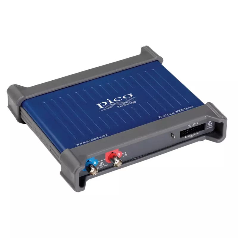 PICO TECHNOLOGY USB Oscilloscope Sample rate (GS/s): 1, Memory length (M points): 512, Resolution (bit): 8 Specifications, 3206D MSO