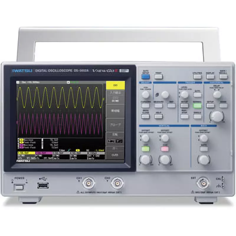 IWATSU Digital Oscilloscope 2 No. of Channels 100 Frequency Band 3.5 ns Start-up Time, DS-5612A