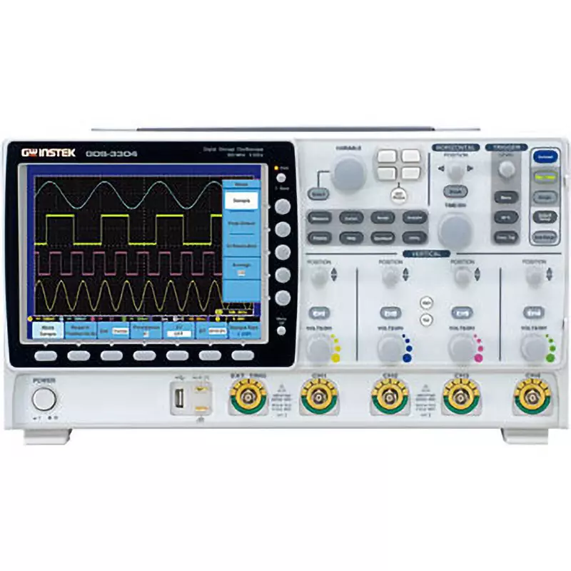 GW Instek Digital Storage Oscilloscope AC 100 V to 240 V, 47 Hz to 63 Hz Power Supply Voltage, GDS-3504