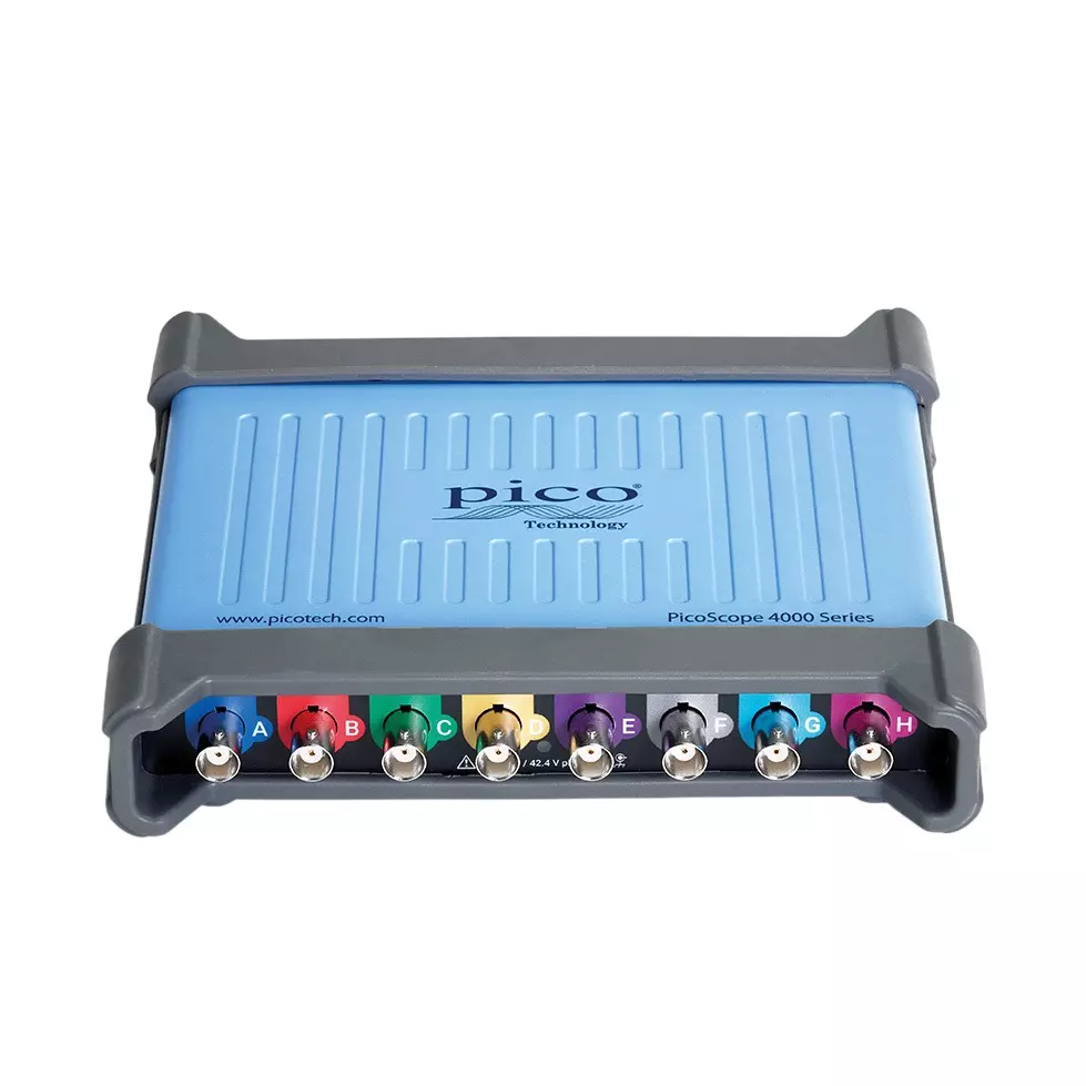 PICO TECHNOLOGY USB Oscilloscope Vertical: 12 bits Resolution 20 Frequency Band (MHz) 8 No. of Channels, 4824A