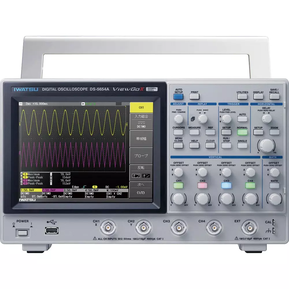 IWATSU Digital Oscilloscope 4 No. of Channels 350 Frequency Band, DS-5634A