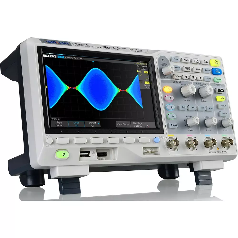 Siglent Digital Oscilloscope Power capacity: 100 V 0.5 A Power Supply 8-bit Resolution 4 ch No. of Channels, SDS1204X-E