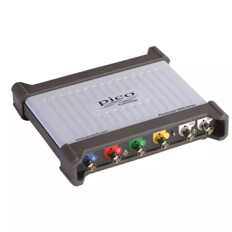 PICO TECHNOLOGY USB Oscilloscope Sample rate (GS/s): 1, Memory length (M points): 512, Resolution (bit): 8 to 16 Specifications, 5444D