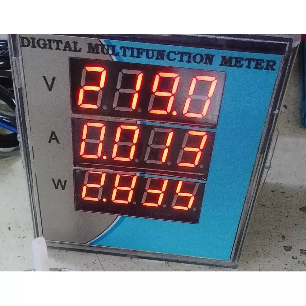 Crown DC Volt, Amp, Watt Meter (VAW) 20 V – 300 V DC 4-Digit, LED Display 0.04 – 2 A / 0.1 – 5 A / 0.18 – 10 A, CES 211