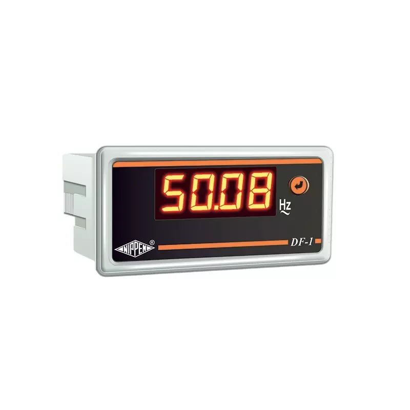 Nippen Digital Frequency Meter with 4 Digit LED Display, 20-99.9 Hz Range, 110 V and 48X96 mm Size, DF-1 (48)